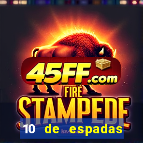 10 de espadas tarot amor